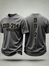Men's Veteran Pride DD-214 Printed T-shirt