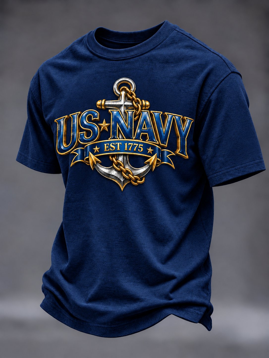 Men's  American veterans Printed Short-Sleeve T-Shirt