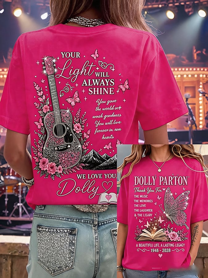 Country Singer Commemorative Printed T-Shirt