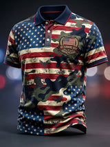 Men's U.S Veterans Day Short-Sleeve Polo Shirt