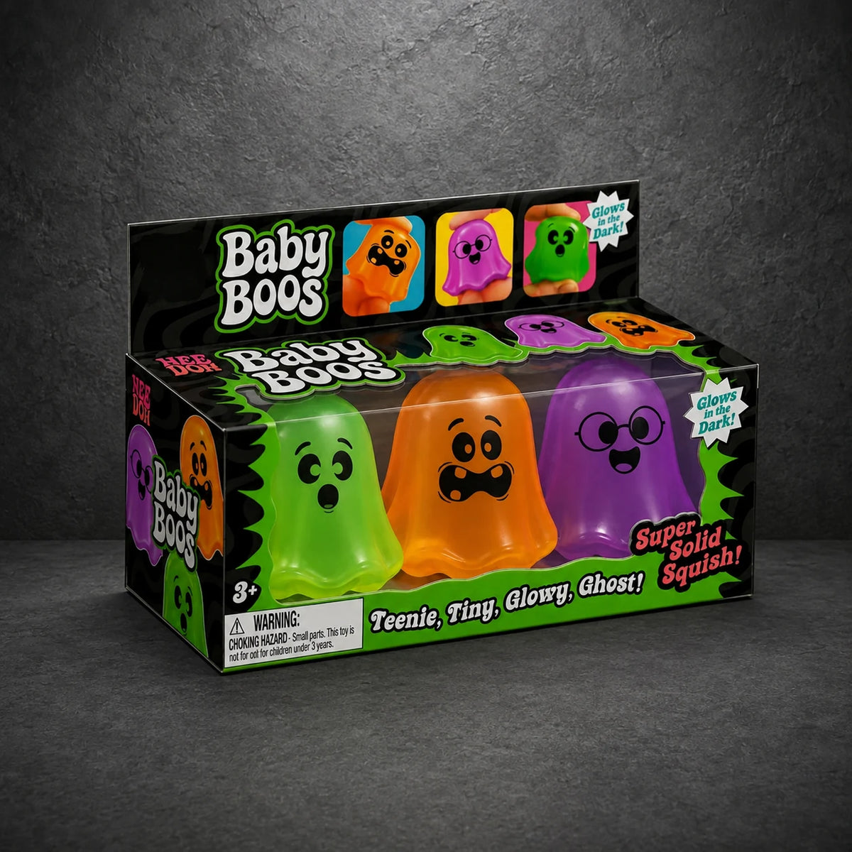 2026 Glow-in-the-Dark Ghost Squishy Set – Halloween Fidget Toy