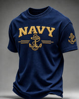 Men's  American veterans Printed Short-Sleeve T-Shirt