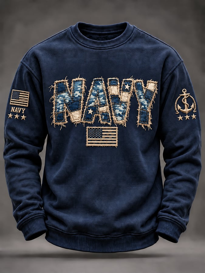 Men's U.S. Veterans Printed Sweatshirt