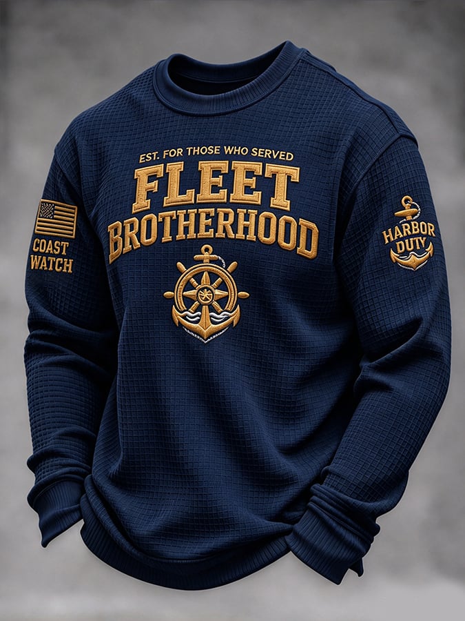 Men'S Veteran Graphic Casual Top